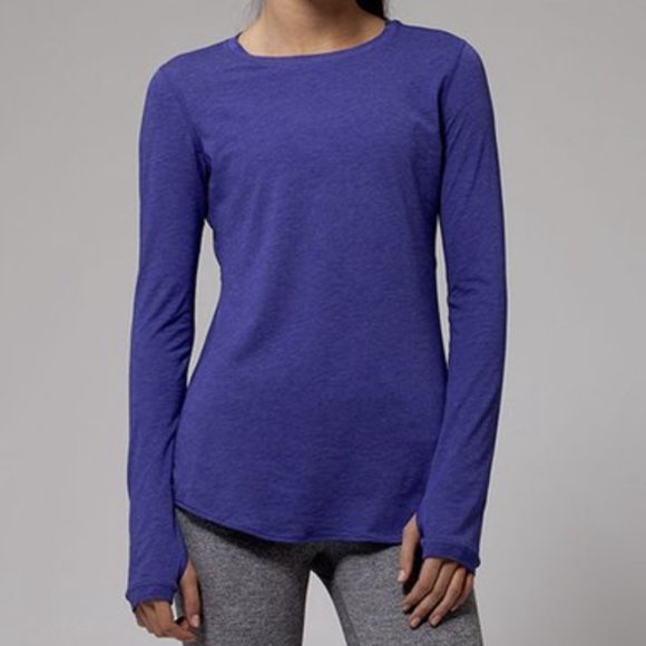 Ivivva Calm To Energy Long Sleeve - PURPLE / Kids 14 - Picture 1 of 7